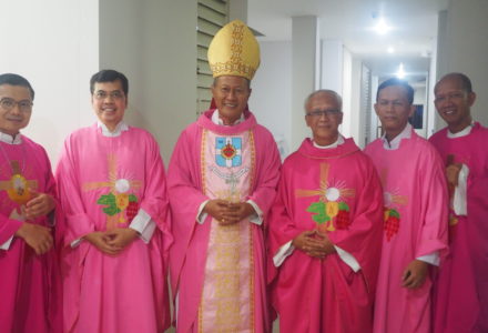 Fr. Andreas Suparman SCJ and His Council Begin Their Administration